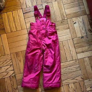 Garnet hill snow bib girls